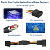 LIAMORFE Car Stop Start Cable Engine Eliminator Canceller for VW