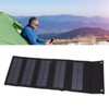 50W Portable Solar Panel Bag Monocrystalline Silicon 5 Folding Solar