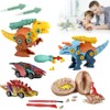 TERRYYO Juguete de Dinosaurio para Niños,Juego de Dinosaurios de desmontaje,Juguete