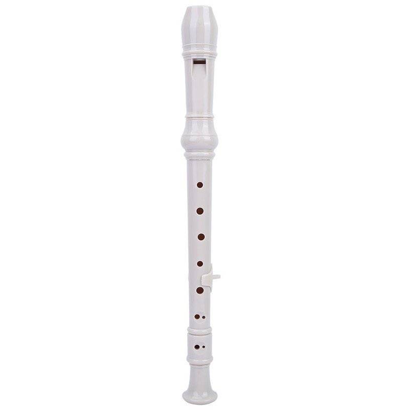 8 Holes Baroque Recorder Clarinet Flute Woodwind Instrument with PU
