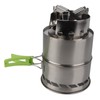 Outdoor Camping Equipment Windproof Wood Stove Cooking Stainless Steel Movable