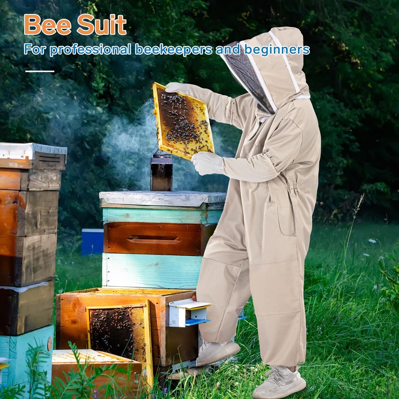 Bee Suits for Men Women Sting Proof,Beekeeping Suit Beekeeper Suit