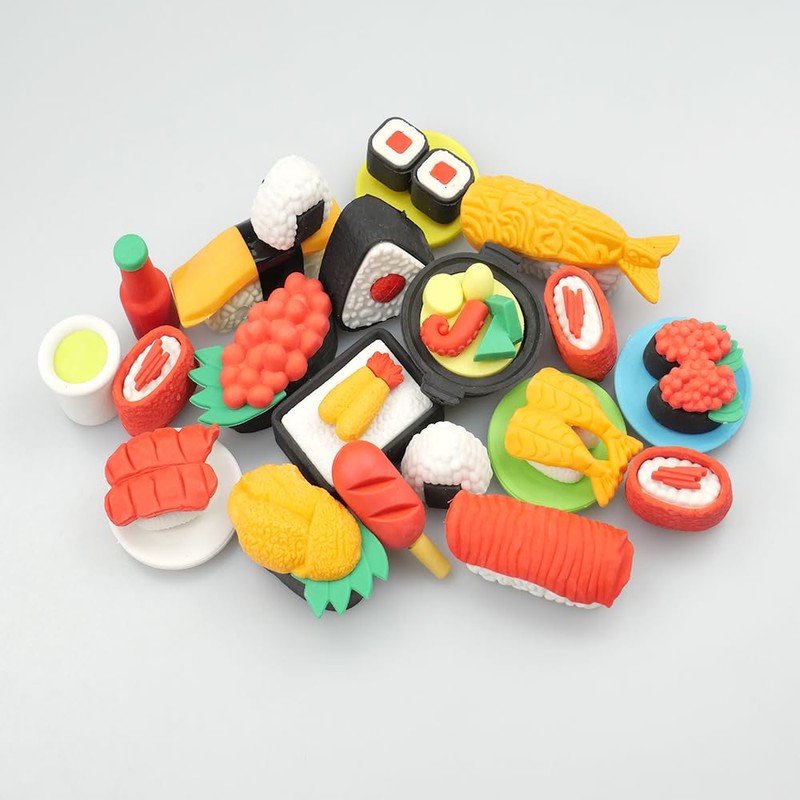 duisoad 4 Boxes Eraser Children Beautiful Eraser Stationery Eraser for