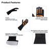 Racing Gloves No SFI Certified Flame Retardant, Aramid Knit, Anti-Slip