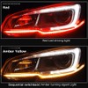 OPP ULITE Red Amber LED Strip Light 2Pcs 23 Inches