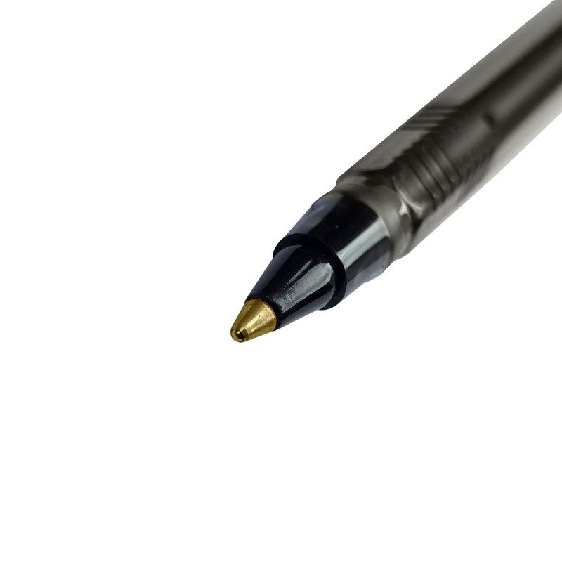 UnikStic Ballpoint Pens, BLACK, Medium Point (1.0mm), Pack of 10,