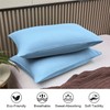 Lirex 2 Pack Pillow Cases, 100% Cotton Breathable Pillowcases Pillow