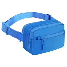 NGIL Crossbody Belt bag for Woman, Crossbody Pack, Small Belt Pack for Women, Workout, Traveling, Running Hip Bag, Hiking Waist Bag with Adjustable Strap (Royal)