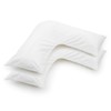 mFabrics Pack of 2 | Poly-Cotton Plain Dyed V Pillow