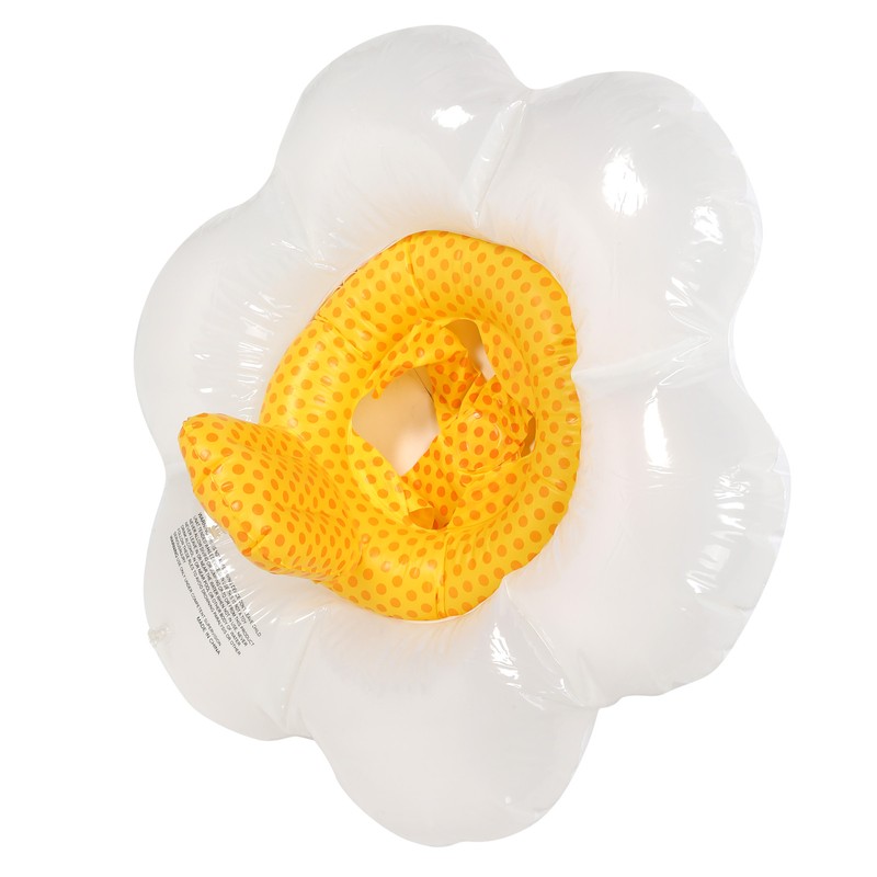 Children Inflatable Swimming Ring with Safety Seat Flower Shape Pool