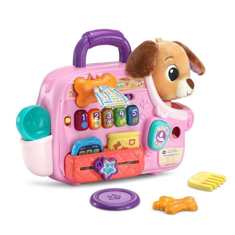 VTech Cutie Paws Puppy Carrier, Pink