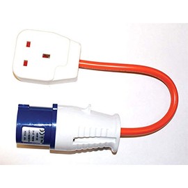 MSA™ Caravan Camping 230v UK Electric Hook Up 13A 3 Pin Mains Hook Up Adaptor