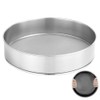 DAJASD Mehlsieb Edelstahlsieb, 20cm Feines Mehlsieb Feinmaschig, 150 Mesh Runde