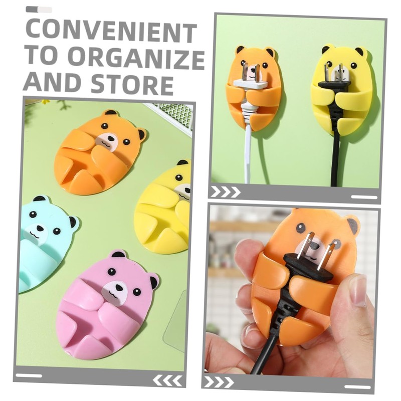 Gadpiparty Socket Hooks Plug Hooks Cable Organiser Cable Holder Socket