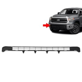 GD-AUTO Fit For 2014-2021 Toyota Tundra Lower Textured Black Plastic Bumper Grille