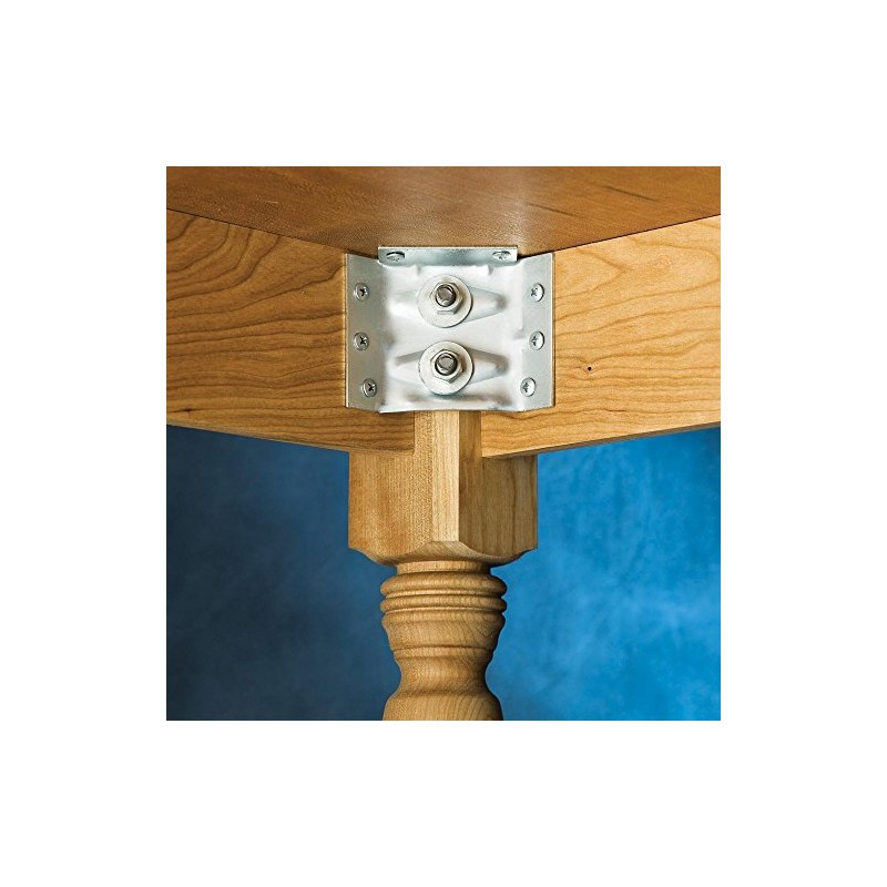 Surface Mount Corner Brackets for Table Aprons