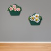 PHG Stylish Wall Flower Planters | Elegant Outdoor Plastic Planters