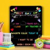 2PCS First and Last Day of School Board Sign, 14x11