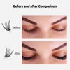 Acthinka DIY Eyelash Extension, 280 Pcs D Curl Cluster Lashes,