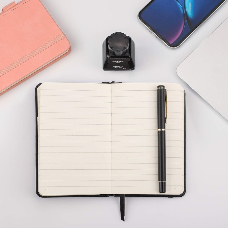 RETTACY Pocket Notebook A6 Mini Notepad 2 Pack Small Hardcover