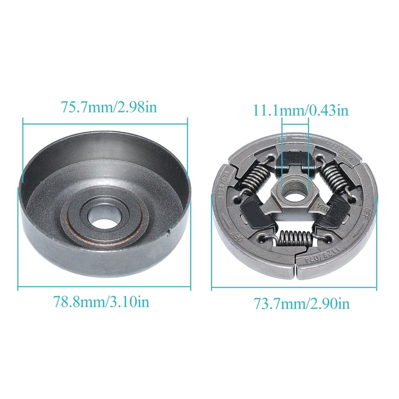 Atunee 3/8" Clutch Drum Sprocket for Stihl MS361 MS440 MS461