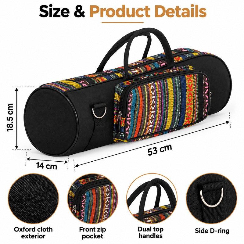 Trumpet Gig Bag for Instrument Transport – Waterproof Oxford Cloth