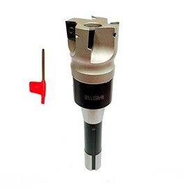 iCarbide Indexable Tool Set, 2" Face Mill, R8 Shank, 4 Carbide Inserts