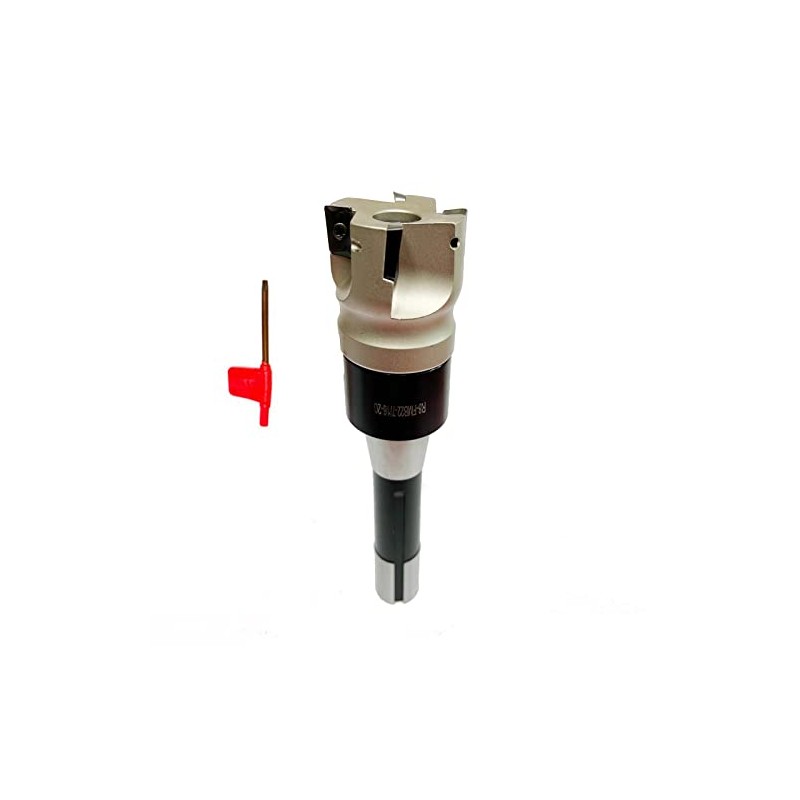 iCarbide Indexable Tool Set, 2" Face Mill, R8 Shank, 4