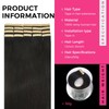 Lashey Tape in Hair Extensions Natutal Black Extensions Real Straight