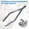 KCMOSGI 7825 Watch Spring Bar Tweezer, Watch Spring Bar Tool,