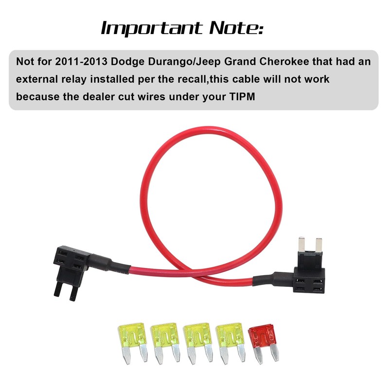FZJDSD TIPM Repair Fuel Pump Relay Bypass Cable Compatible with