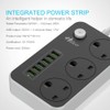 Hulker Power Strips with USB ports 3 Way Outlets 6