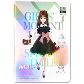 Daniel Axel Magnetic Collecting Book,Paried with Magnetic Paper Doll for Use,Gift for 3+ Year Old Girls Toddler-Only Include Magnetic Collecting Book,Not Include Paper Doll Accessories