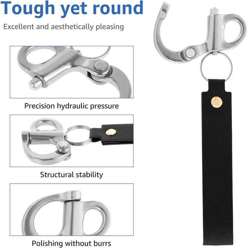 Yeanifeana Quick Release Clip Shackle for SCBA Mask,Firefighter Accessories, Quick