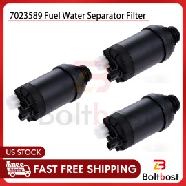 VEHITO 3Pack 7400454 Fuel Water Separator Filter For Bobcat Loaders A770 Excavators E35