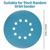 STEBRUAM 20Pcs 225mm Sanding Discs, 9 Inch 10 Hole Hook