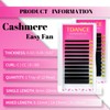 TDANCE Cashmere Easy Fan Lash Extensions Matte Black Self Fanning