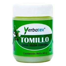 Pomada De Tomillo, Crema Sólida Corporal, Frasco De 40g                                                                                               