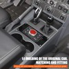 Hudiriy Car Central Multimedia Knob Cover Multimedia Controller Button Sticker