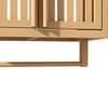 FRITHJILL Bamboo Wall Cabinet with Slatted Doors - 19.69" L