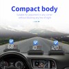 Car Head-up Display Projecter Digital Vehicle Speedometer GPS Dual System