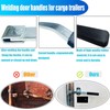 Fuoequl Cam Action Lockable Door Latch Handle for Small Trailers