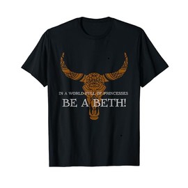 Be a Beth Western Women's Country Cowgirl T-Shirt, black