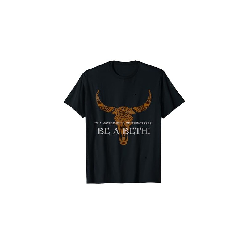 Be a Beth Western Women's Country Cowgirl T-Shirt, black