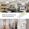winshine 10 Pack G9 LED Bulb T4 Chandelier Light Bulbs