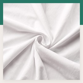 VelvetHome Fitted Sheet, 140 x 200 cm, 100% Combed Cotton, Made in the EU, Jersey Bed Sheet for Mattress Height up to 25 cm, Premium Quality, Beautiful Colours, White