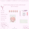 Lopotichat Ultra-Resistant Gel Press-On Nails Set - 30 Nails in
