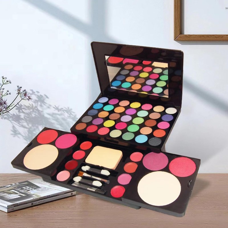 Eyeshadow Palette, 49 Colours Eyeshadow Palette Contouring Kit Combination with