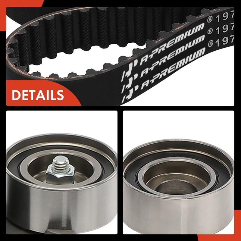 A-Premium Engine Timing Belt Kit Compatible with Honda Pilot 2016-2022,