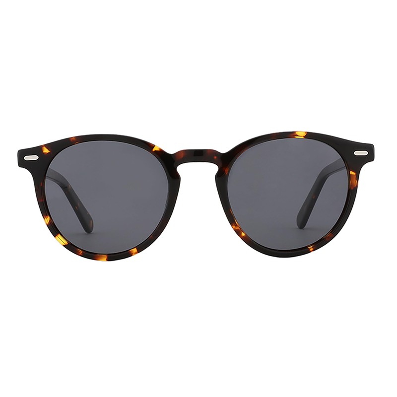 ZENOTTIC Men's Vintage Round Sunglasses, Polarized Sunglasses, UV Protection, Handmade,